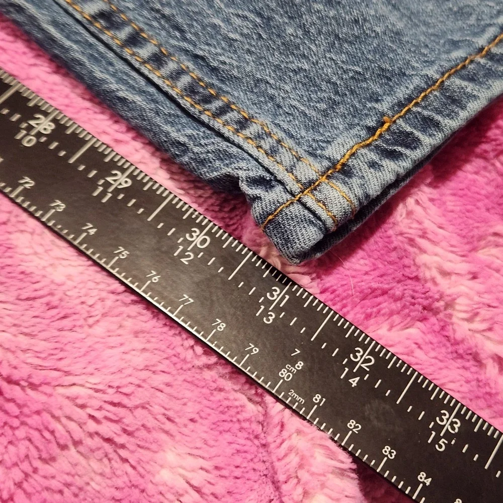 Levi's Jeans Men's 34x32 Mid Rise 505 Regular‎ Fit Blue Denim Made in Mexico